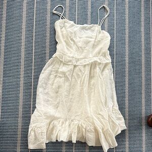 Hello Molly Cream Mini Dress